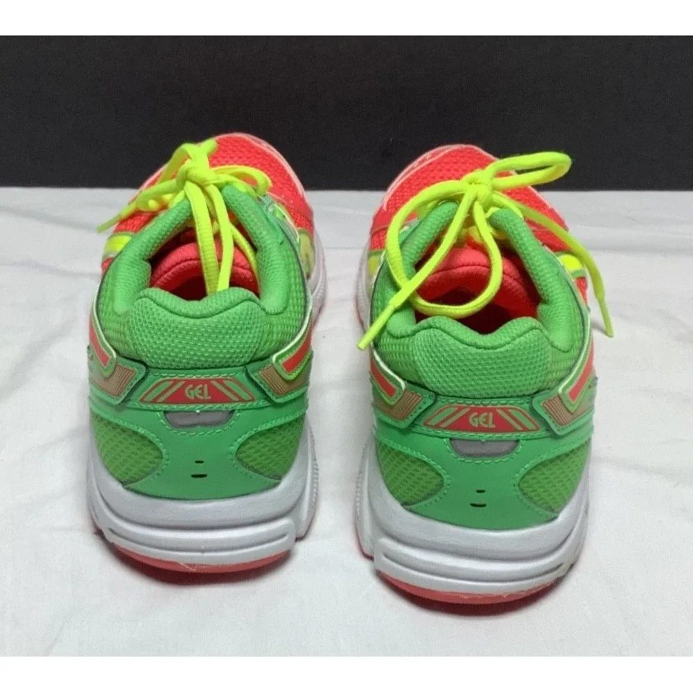 Asics Gel-Contend 2 Turntec Women's Pink and Green Runner Shoes Size 9